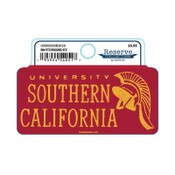 USC Trojans University of Southern California Rectangular Vintage Sticker